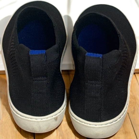 Rothy\'s Black and Blue Men\'s Slip-On Loafers